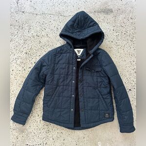 Vissla Boys quilted fence lined jacked size small